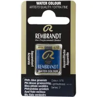 Taidepiste Rembrandt akvarelli 576 Phthalo Blue Greenish - 1/2 nappi
