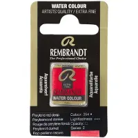 Taidepiste Rembrandt akvarelli 354 Perylene Red Deep - 1/2 nappi