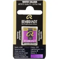 Taidepiste Rembrandt akvarelli 866 Sparkle Violet - 1/2 nappi