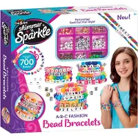 Shimmer 'N Sparkle Abc Beads Bracelets - Multi/patterned - ONE SIZE
