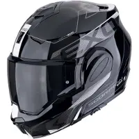 Scorpion Exo-Tech Evo Travelle Avattavat Kypärät Musta/Valkoinen unisex, size S