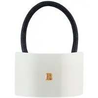 Balmain Hair White Elastique Hair Ring Medium