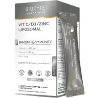 Biocyte Vit C/D3/Zinc Liposomal 14x5g
