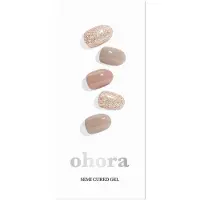 Ohora Semi Cured Gel Nail Strips N Carmel 30pcs
