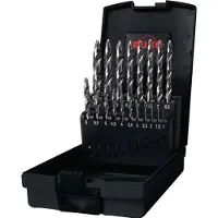 RUKO Metalliporanteräsarja ULTIMATECUT FLOWSTEP; DIN 338; HSS-Co; 1-10 mm; 19 kpl.