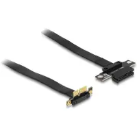 DeLOCK 88023, PCI-E x1, PCI-E x1, 0,3 m, Uros, Naaras, Kulmikas