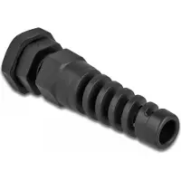 DeLOCK – Cable Gland with strain relief PG7 black (60339)