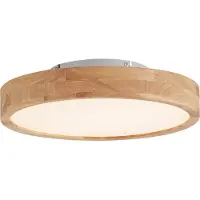 QAZQA Skandinaavinen kattovalaisin puu 40cm sis. LED himmennettävä - Pecker