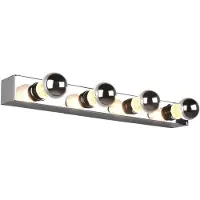 TRIO Theatro seinävalaisin IP44 4xE27 55cm kromi