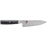 Miyabi Raw 5000FCD kokkiveitsi gyutoh 16 cm Damaskus-musta