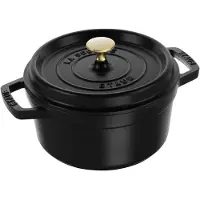 Staub Pyöreä pata 2,2 L Musta