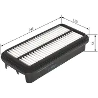 Bosch Ilmansuodatin , 1 457 433 957 - Toyota - Starlet, Paseo