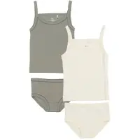 Copenhagen Colors Rib Jersey 2Pack Straptop & Underpants - Multi/patterned - 104