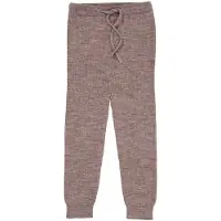 Copenhagen Colors Merino Classic Rib Leggings W. Drawstrings - Brown - 62