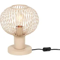 TRIO Moderni metallilankainen pöytävalaisin beige 23 cm - Gila