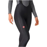 Castelli Espresso Long Black Women's Bib Shorts, Size XS.