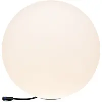 Paulmann Plug & Shine LED-koristevalo Globe Ø 50cm Globe, himmennettävä, Valkoinen/opaali, Synteettinen materiaali, Moderni