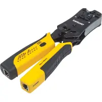 Intellinet 780124 johtopihdit Puristustyökalu Musta, Keltainen (780124)