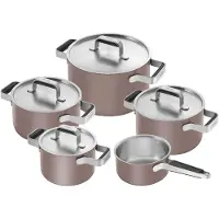 Zwilling Pure 5 kpl. kattiloiden sarja, ruostumatonta terästä, kaasulle ja induktiolle