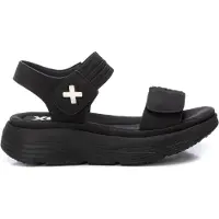 Xti for woman. 14398605-NEGRO Sandals 143986 black (37), 3 to 5 cm, Velcro, Casual