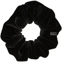 Dondella Black Scrunchie Hair Ring 14cm