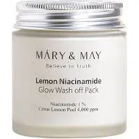 MARY & MAY Lemon Niacinamid kosteuttava ja kirkastava naamio 125 g