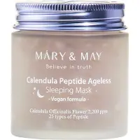 MARY & MAY Nuorentava Yönaamio Peptideillä ja Kehäkukalla - 110 g