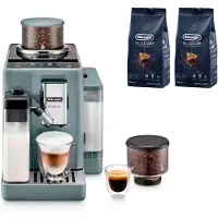 De'Longhi Rivelia Täysautomaattinen kahvinkeitin, harmaa & 2 kpl kahvipapuja DLSC600