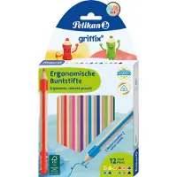 Pelikan 701525, Musta, Sininen, Poskipuna, Ruskea, Vihreä, Vaaleansininen, Vaaleanvihreä, Oranssi,..., 12 kpl (400198414)