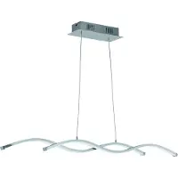 Eglo LED-riippuvalaisin Eglo Lasana 2 875mm kromi valkoinen 96103