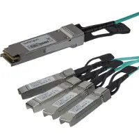 StarTech.com 15m QSFP+ Breakout Cable (QSFP4X10AO15)