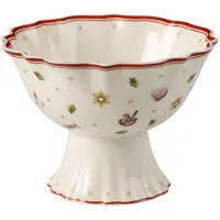 Villeroy & Boch Toy's Delight kulho jalalla 33 cl Valko-punainen