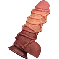 Lovetoy Dual Layered Silicone Cock With Rope 24,5 cm