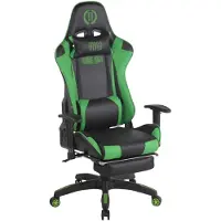CLP Työtuoli Gaming XL Turbo Keinonahka erillinen jalkatuki