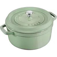 Staub pyöreä pata valurautaa, 5,2 l Salvia