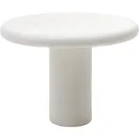 Kave Home Addaia-ruokapöytä valkoinen ⌀ 90 cm