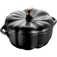 Staub kurpitsapata kivitavara musta 0,47 l
