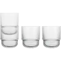 Sagaform kirkas juomalasi 4-pack Kirkas