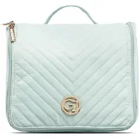 Gillian Jones Organizer Toiletry Bag - Ocean Quilted Nylon