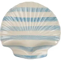 By On Armona stripe tarjoiluvati 32x32,5 cm Vaaleansininen-valkoinen