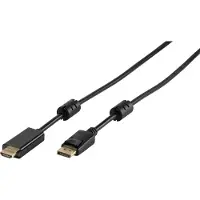 Vivanco Datakaapeli DisplayPort - HDMI 1.8 m, musta
