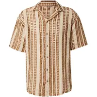 Only & Sons Paita 'ONSDANI' ruskea / valkoinen