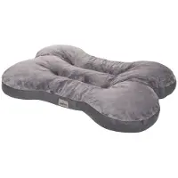 HOBBYDOG -patja Bone Graphite Fur, XL, 125x92 cm