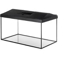 Aquael Akvaario Leddy 60 D&N 2.0 54L, musta, varusteineen
