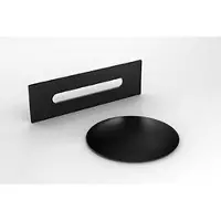 Besco Kylpyamme Navia Glam Graphite, 150 x 80 cm, mustat yksityiskohdat