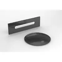 Besco Kylpyamme Navia Glam Graphite, 150 x 80 cm, grafiitinväriset yksityiskohdat