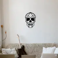 Hobby Hall Seinäkoriste Skull Metal Decor, 1 kpl