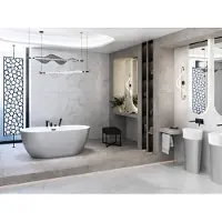 Besco Kylpyamme Navia Glam Silver, 160 x 80 cm, mustat yksityiskohdat