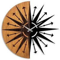 Opviq Seinäkello Wooden Clock 75