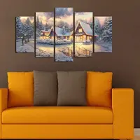 Wallity Sisustustaulu 5PMDFNOEL-1, 5 osaa